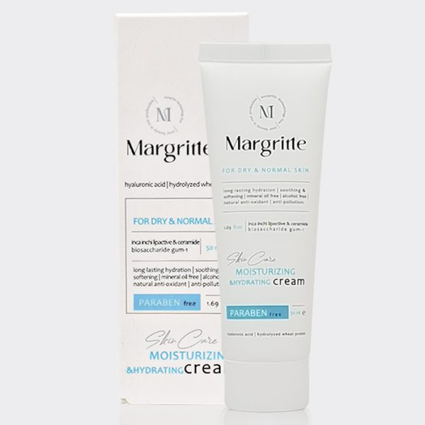 2-margritte-dry-moisturizing-creamn.jpg کرم مرطوب کننده و آبرسان پوست خشک مارگریت Margritte Moisturizing & Hydrating Dry Skin Cream 50ml