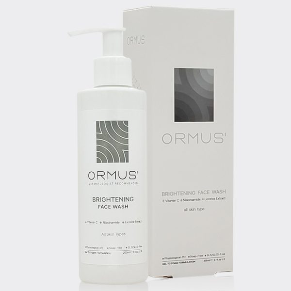ژل شستشو روشن‌کننده اورموس Ormus Brightening Face Wash Gel 200ml